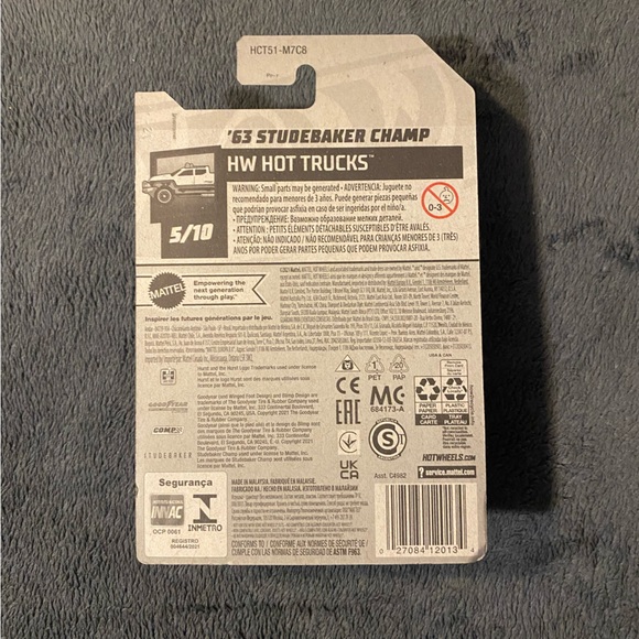 "🥦5/$25🥦". Hot Wheels '63 Studebaker Champ - Picture 2 of 5